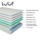 preview thumbnail 12 of 11, LuuF Cooling Comfort 13" Plush Hybrid Mattress