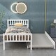 preview thumbnail 2 of 3, Twin Size Platform Bed Frame with Trundle,Headboard and Footboard, for Bedroom Small Living Space