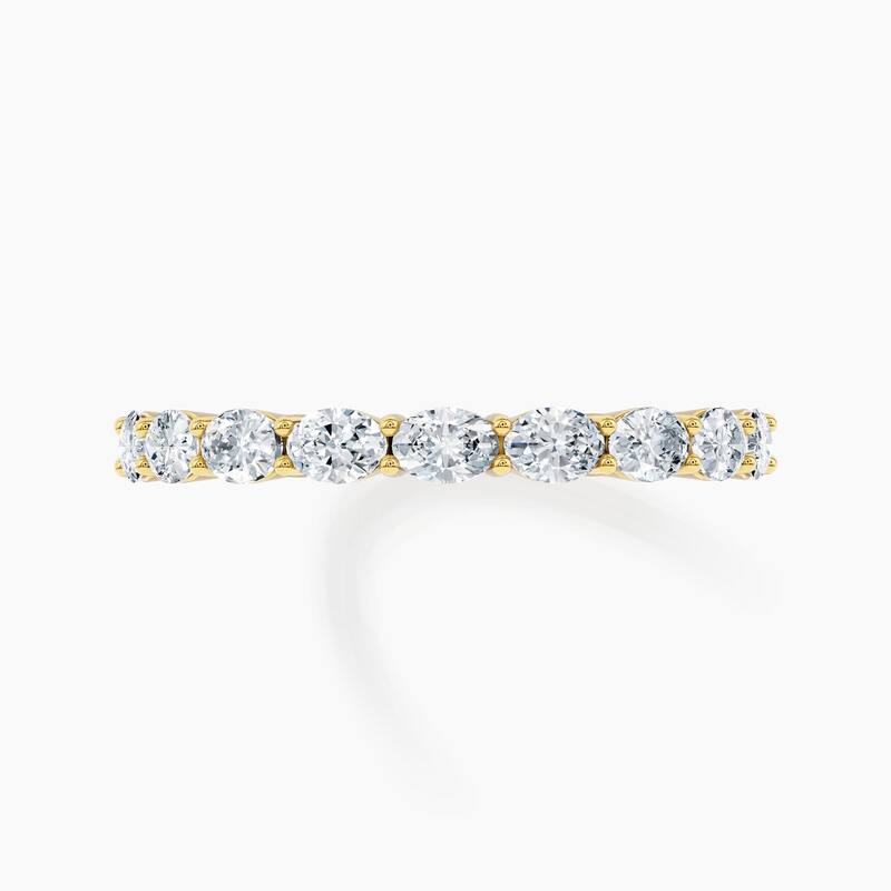 Auriya 14k Gold Oval East-West Lab Grown Diamond Half Eternity Band 0.90 - 3.75 ct. tw. (F-G, VS)
