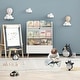 preview thumbnail 7 of 6, Kids Bookshelf, Book and Magazine Rack, Book Organizer, toy Storage Cabinet Organizer, White