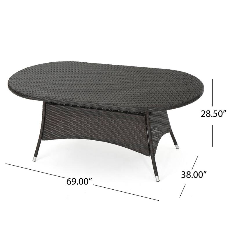 CORSICA OVAL DINING table