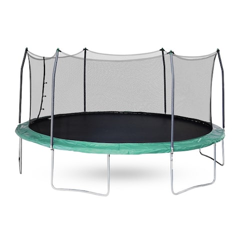 Skywalker Trampolines Green 17-foot Oval Trampoline With Enclosure