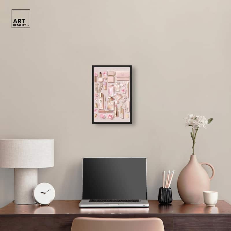 Light Make Up Accessories Canvas by Art Remedy