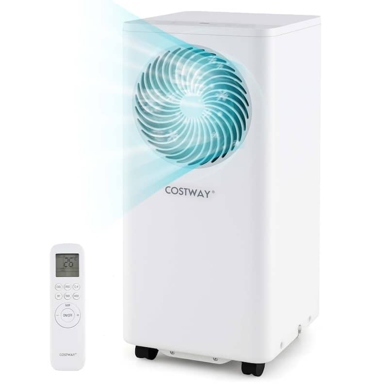 3-in-1 Floor AC Unit w/ Dehumidifier 8200BTU Portable Air Conditioner、