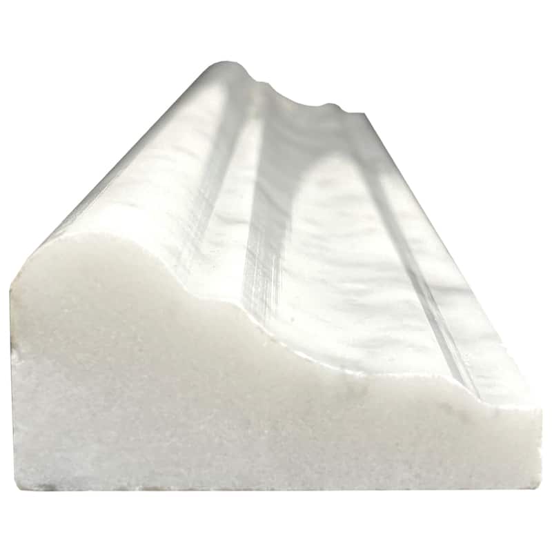 Carrara Marble 2" x 12" Polished Pencil Liner