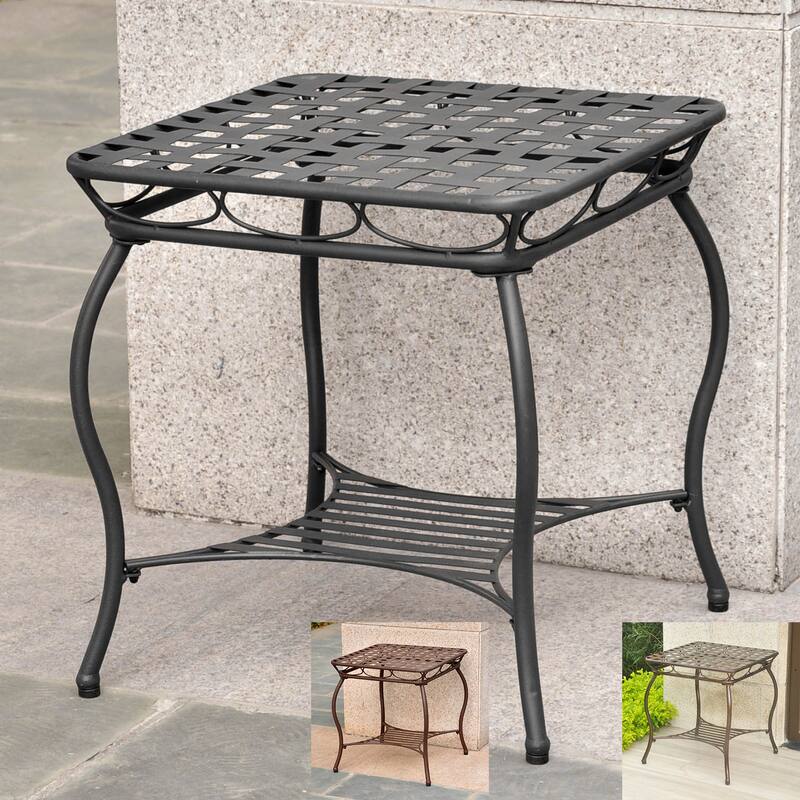Santa Fe Nailhead 20-inch Side Table