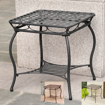 Santa Fe Nailhead 20-inch Side Table