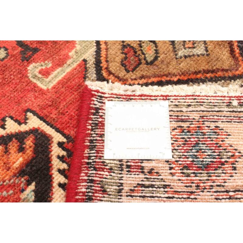 ECARPETGALLERY Hand-knotted Konya Anatolian Red Wool Rug - 3'7 x 7'5