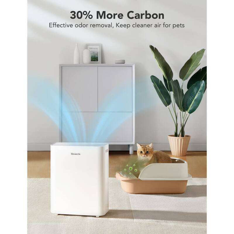 Life Smart Air Purifiers for Home Large Room, H13 True HEPA Air