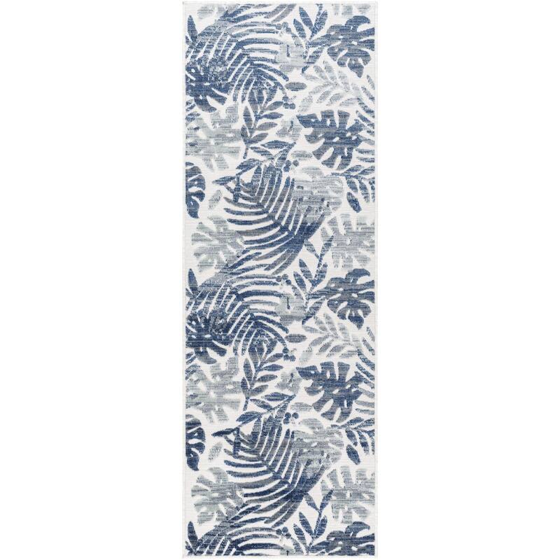 Livabliss Cabo Casual Palm Indoor/ Outdoor Area Rug