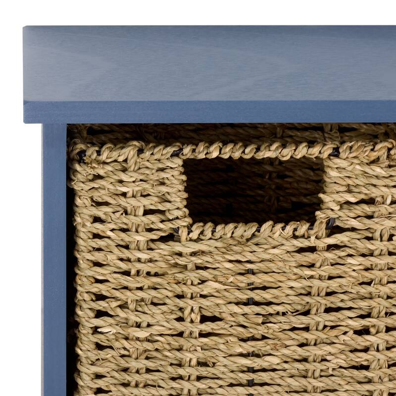 SAFAVIEH Jemina Black Hanging 3-Basket Wall Rack - 28" x 7.8" x 12" - 28"W x 8"D x 12"H