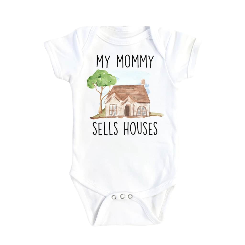 Real Estate - Baby Boy Girl Clothes Infant Bodysuit Funny Cute Newborn 1F