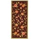 preview thumbnail 65 of 104, SAFAVIEH Handmade Chelsea Alexandr Floral French Country Wool Rug