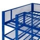 preview thumbnail 36 of 52, Metal Loft Bed with 4-Tier Shelves and Storage