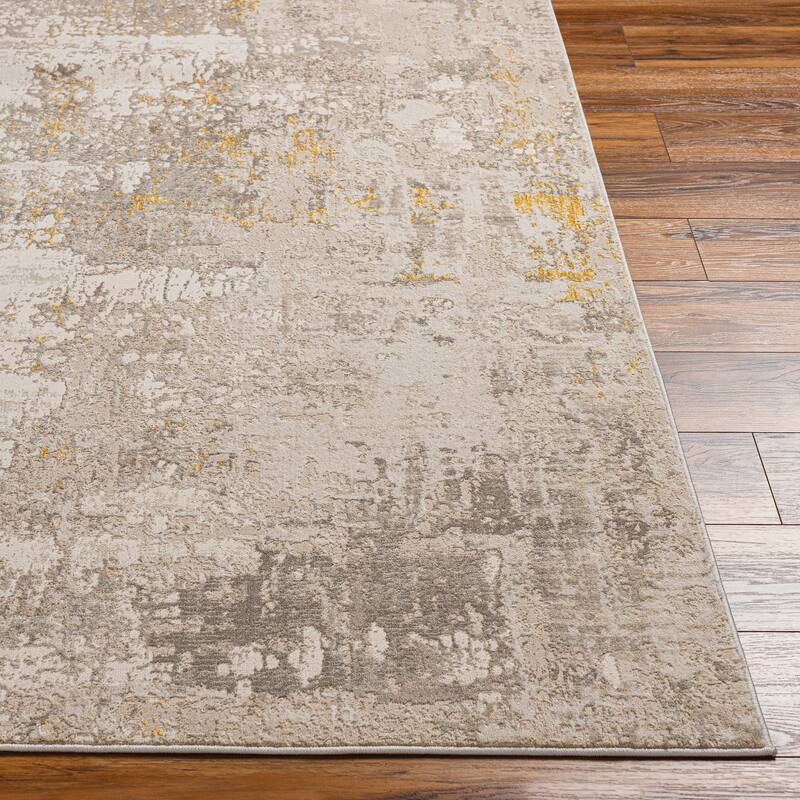 Livabliss Roswell Distressed Modern Abstract Area Rug