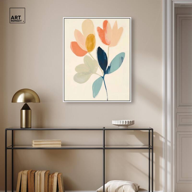 Meadow Motif Canvas by Art Remedy