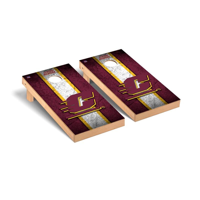 Central Michigan Chippewas 2x4 Pro Cornhole Boards - V8 - Include Team Logo Bags