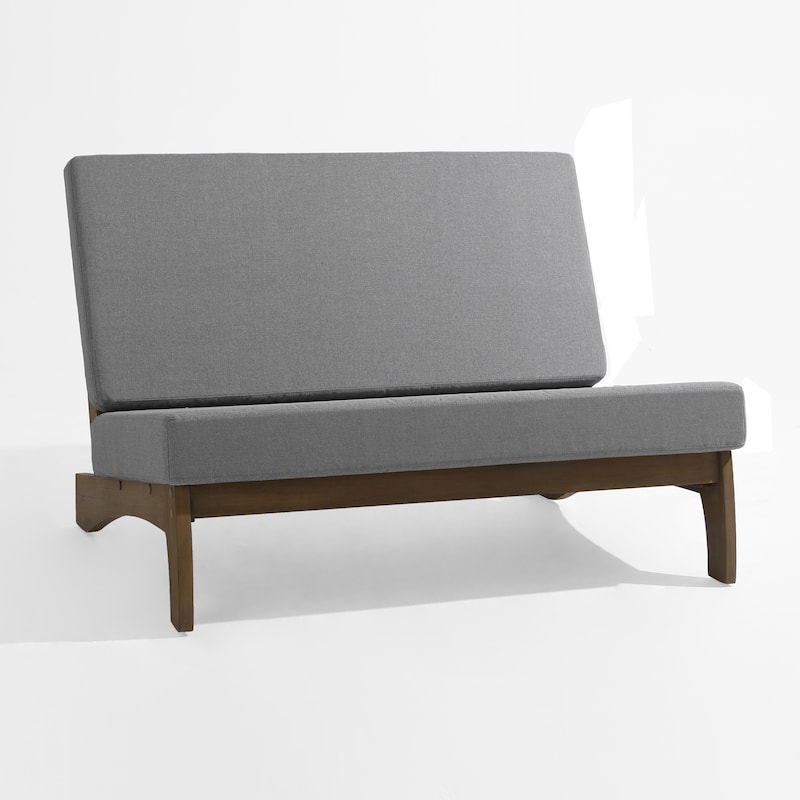 Casual Large Teak Outdoor Patio Conversation Set