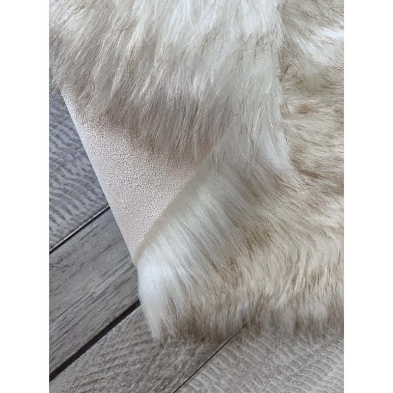 Ovella Home Premium Faux Buffalo Skin Shag Rug