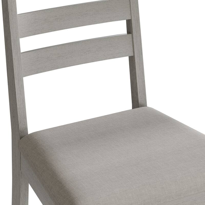 CraftPorch Timeless 4-Piece Chair and Round Table Wooden Dining Set