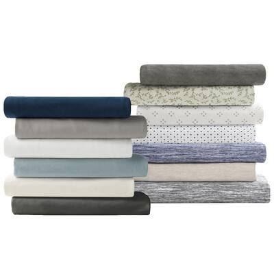 Brielle Home Jersey Knit Cotton Bed Sheet Set