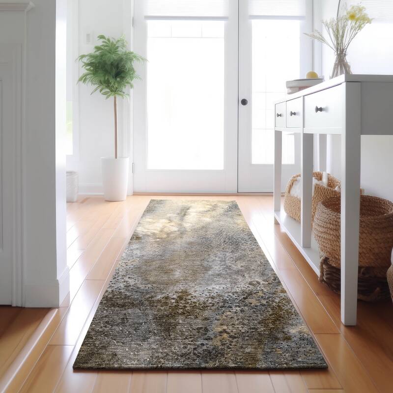 Premium Washable Super Soft Modern Abstract Mayfield Rug - Beige - 2' 3" x 7' 6" - Runner