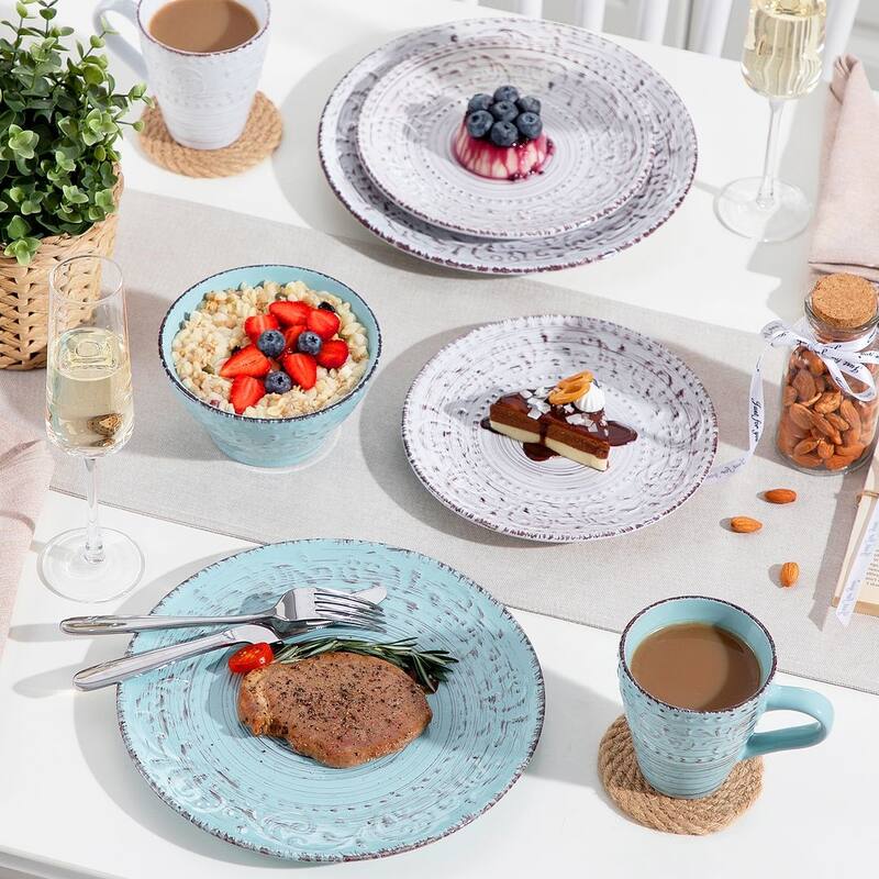 vancasso Vine 16-Piece Stoneware Dinnerware Set(Service For 4)