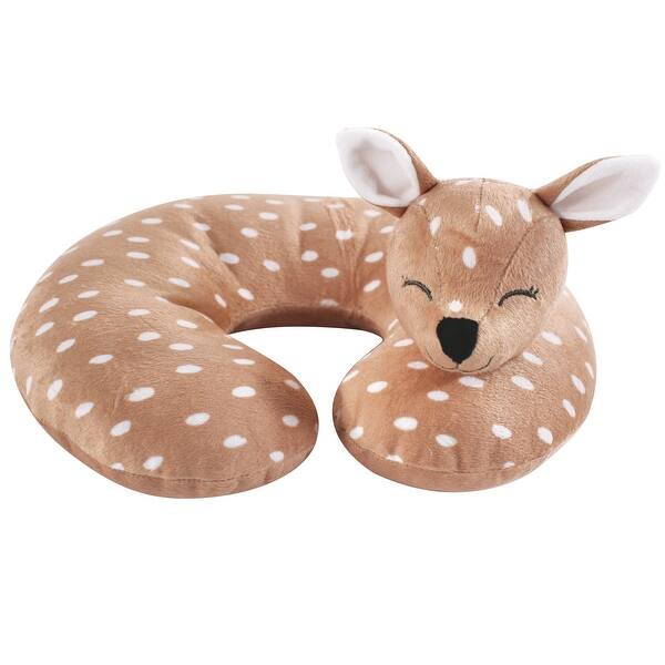 slide 1 of 1, Hudson Baby Infant and Toddler Unisex Neck Pillow, Fawn, One Size - Fawn Fawn