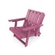 preview thumbnail 76 of 172, Shoreline Fully Assembled All-Weather HDPE Outdoor Folding Modern Adirondack Chair