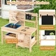 preview thumbnail 8 of 9, Costway Mud Kitchen with Detachable Sandbox Outdoor Play Pretend - See Details