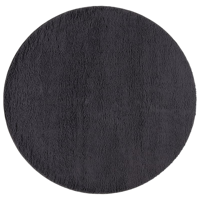 SAFAVIEH Rumi Shag Roena Shag Rug - 6'7" Round - Charcoal
