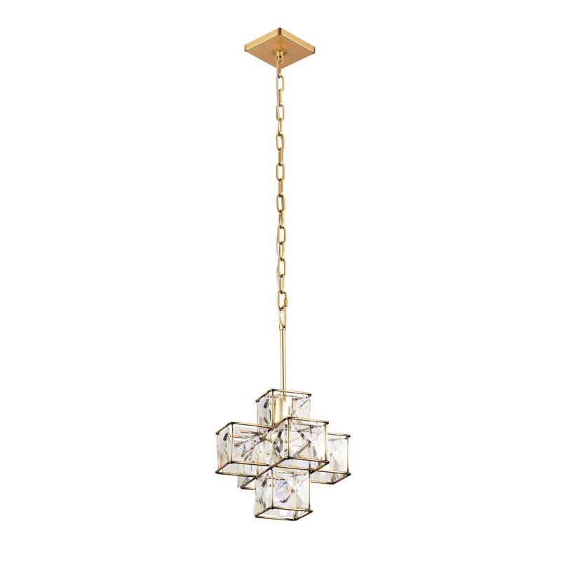 Varaluz Cubic 1-Light Pendant - Calypso Gold
