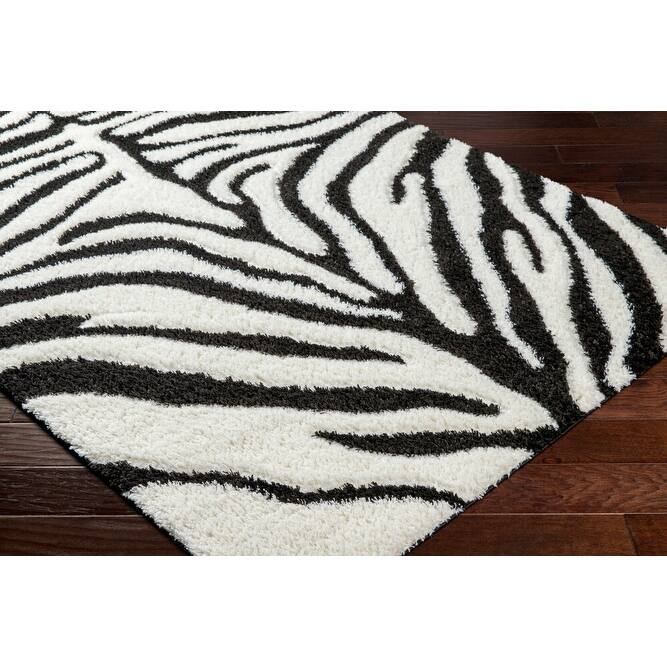 Livabliss Nomadic Animal Print Plush Area Rug