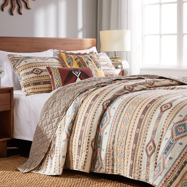 The Curated Nomad San Carlos Cotton Rich Quilt Set. Opens flyout.
