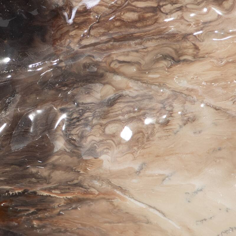 Sagebrook Home Metal Modern Glam Two Tone Novelty Leaf Table Decor