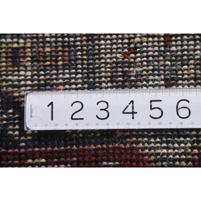 Geometric Kazak Rug Hand-Knotted Wool Carpet - 2'0"x 3'0"