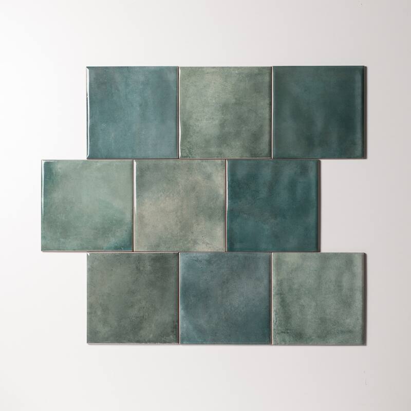 Safi 6 in. x 6 in. Glazed Ceramic Wall Tile