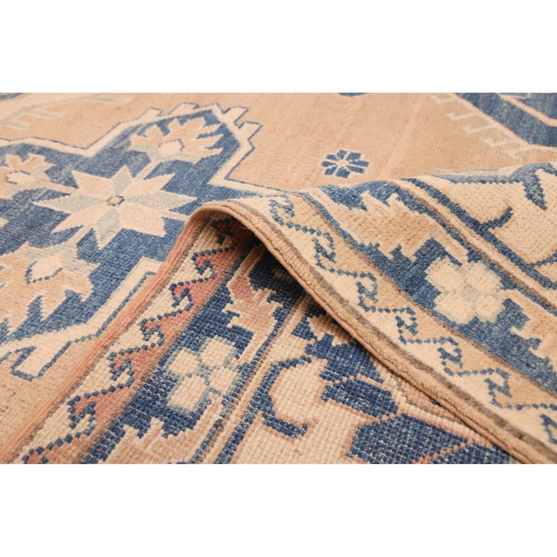 ECARPETGALLERY Hand-knotted Finest Ghazni Tan Wool Rug - 8'3 x 11'7