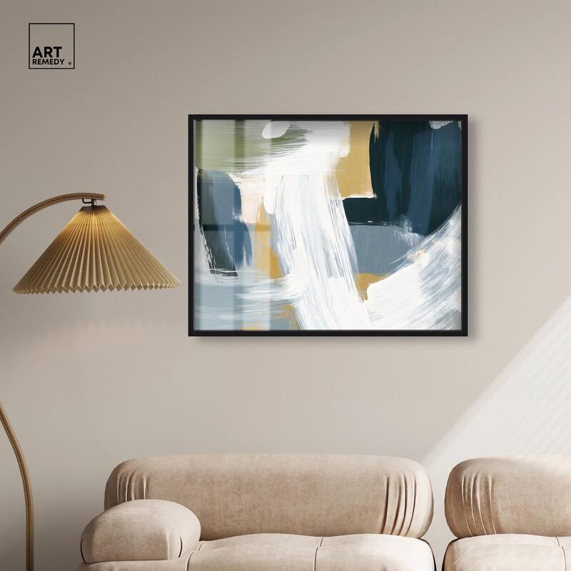 Moss Layers III Shadowbox by Art Remedy