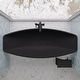 preview thumbnail 4 of 10, ALFI brand HammockTub1-BM 79" Acrylic Wall Mounted Hammock Tub