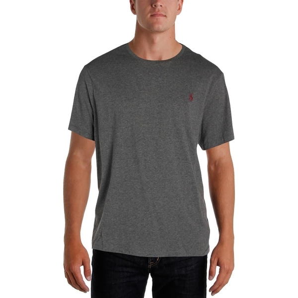 Polo Ralph Lauren Mens T Shirt Custom Fit Heathered Polo Ralph Lauren Mens T Shirt Custom Fit Heathered