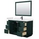 preview thumbnail 98 of 98, Miranda Single Vanity Set, Cultured Marble Top, 46-Inch Mirror
