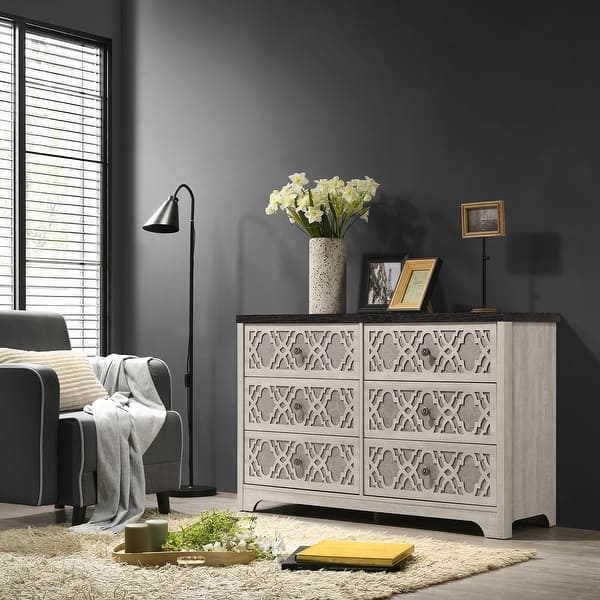dusty grey oak dresser Azienda 6-Drawer - Bed Bath & Beyond women's flattering outfit