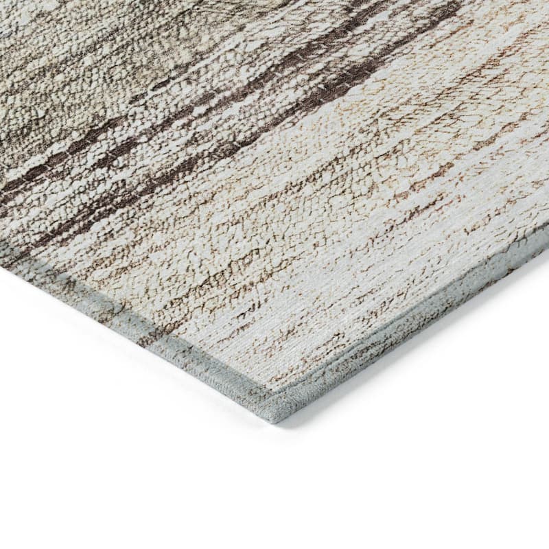 HomeRoots Ombre Transitional Rectangle Outdoor Rug