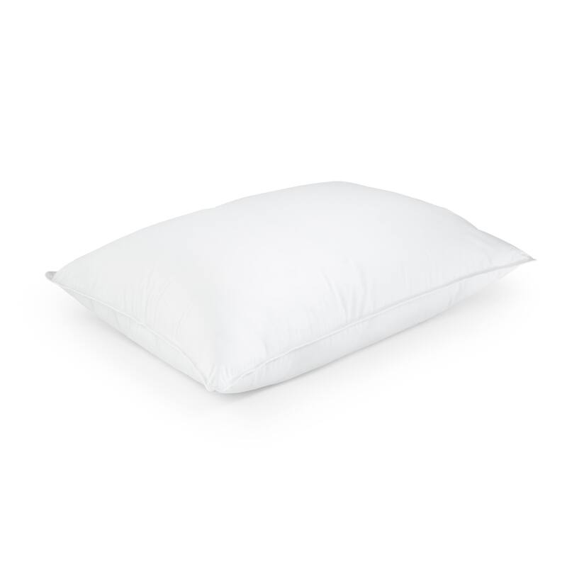 Porch & Den Shoreline White Cotton Down/ Feather Blend Hotel-style Pillow