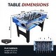 preview thumbnail 2 of 5, Matrix 54-in 7-in-1 Multi Combo Game Table, Glide Hockey, Foosball, Billiards Pool, Table Tennis, Chess, Checkers, Backgammon