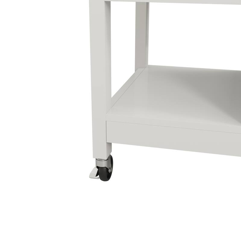 Kitchen island rolling trolley cart with towel rack Bed Bath & Beyond