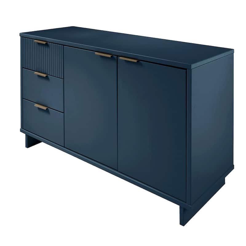 Manhattan Comfort Granville 55.07" 3 Drawer Modern Sideboard