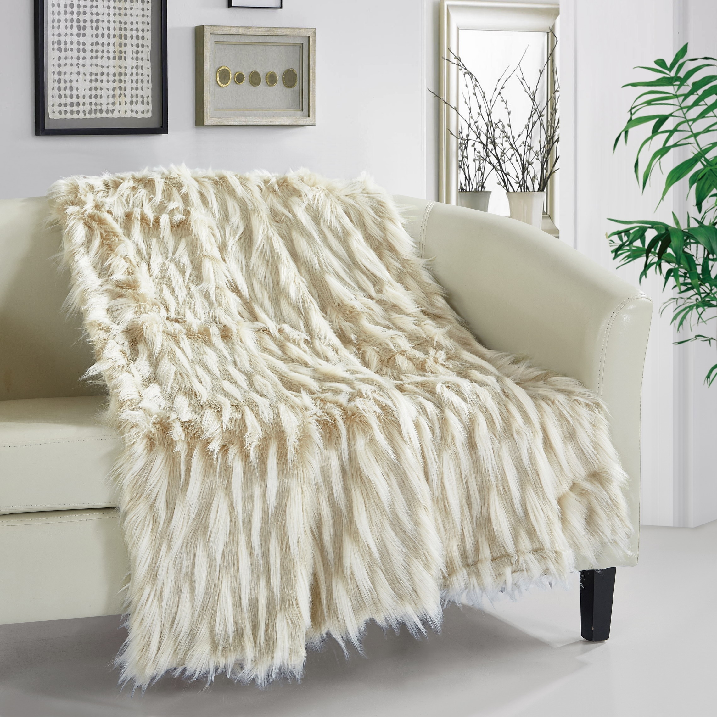 Chic Home Ariella Ultra Plush Micro Mink Throw Blanket On Sale