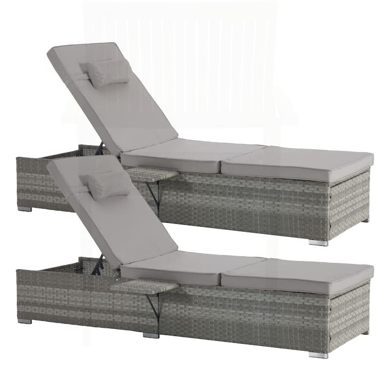 Outdoor Reclining Chair Set for Relaxation and Leisure